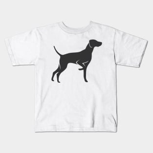 black dog Kids T-Shirt